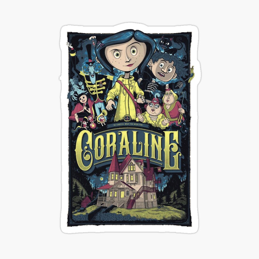 Coraline Film D Horreur Poster « Affiche du film d'horreur fantastique sombre de Coraline », par  BlancoJuan | Redbubble