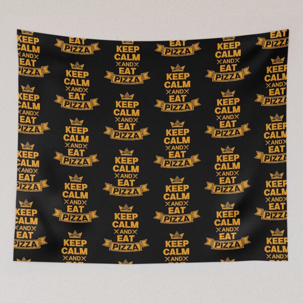 Item preview, keep calm and eat pizza designed and sold by jacjac2121.