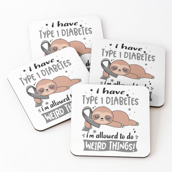 Item preview, Type 1 Diabetes Awareness Funny I have Type 1 Diabetes i'm allowed to do Weird Things! designed and sold by JanetShop809.