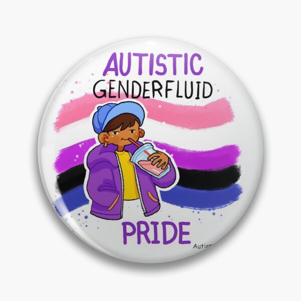 Artikelvorschau, Autistic Genderfluid Pride  entworfen und verkauft von AnoukVitte.