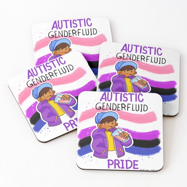 Artikelvorschau, Autistic Genderfluid Pride entworfen und verkauft von AnoukVitte.