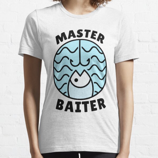 Master Baiter T Shirt Funny Fishing Offensive Dirty Men Saying Rude Sex  Slogan 