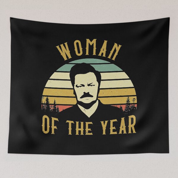 Item preview, Funny Sayings Quotes Woman of The Year designed and sold by ParksRecFunny.