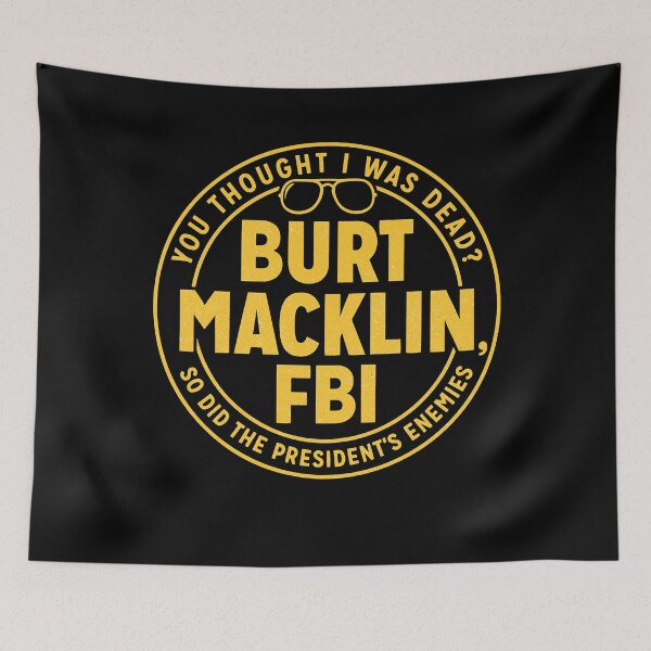 Item preview, Parks and Rec Burt Macklin FBI designed and sold by ParksRecFunny.