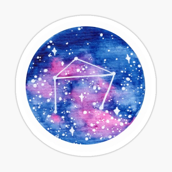 Libra Constellation Sticker