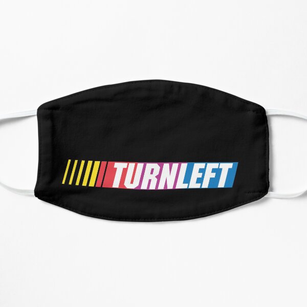 oval: TURN LEFT Flat Mask