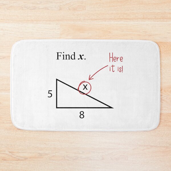 Item preview, Find X Math Geek designed and sold by Twenty2Creative.