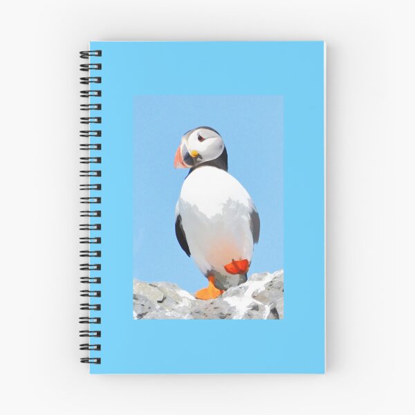 Item preview, Happy Feet Watercolour Puffin designed and sold by ClaireChown.