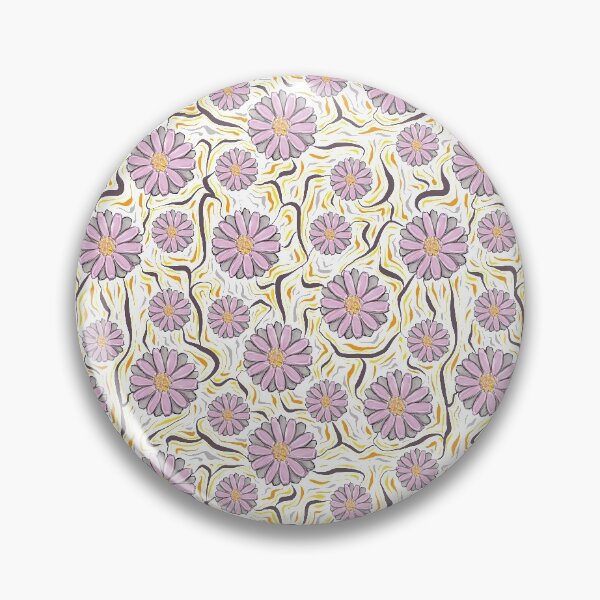 Item preview, Lavender daisy pattern designed and sold by nikkaps.