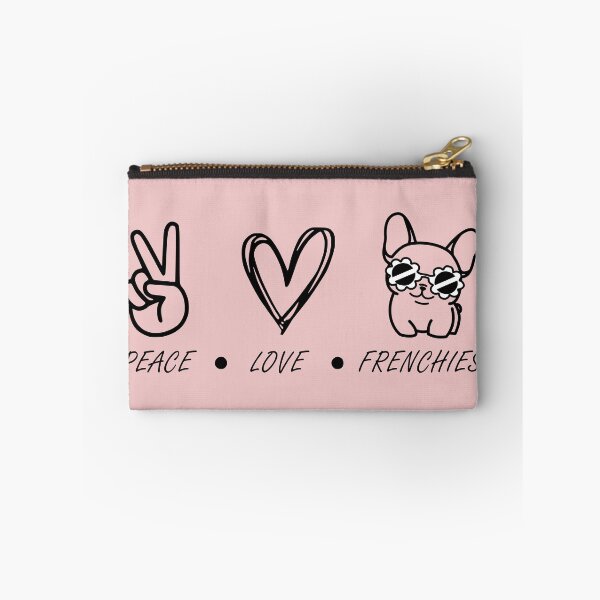 Item preview, Peace, Love and Frenchies designed and sold by FrenchiJunction.