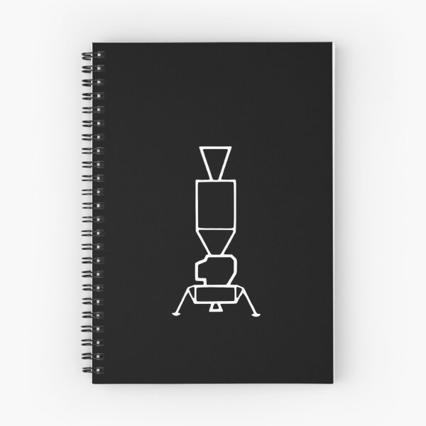 Item preview, Vertical Lunar Lander and Command Module Wireframe - Apollo 11 designed and sold by whiteswift.