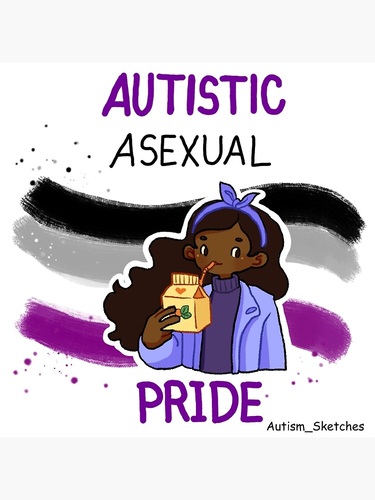 Disover Autistic Asexuality Pride Premium Matte Vertical Poster