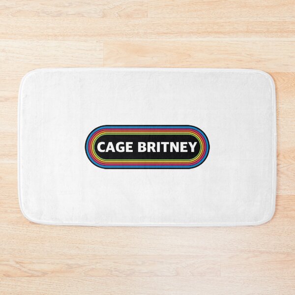 Item preview, Sarcastic Cage Britney Retro Name Badge designed and sold by Popular-Gifts.