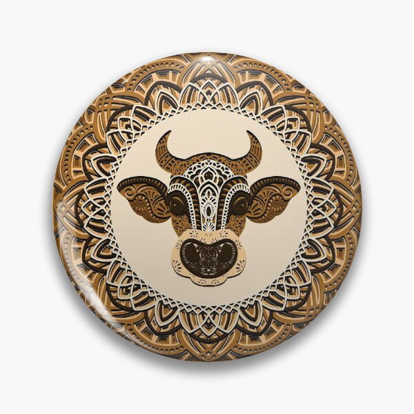 Item preview, Cow Paper Cut MultiLayer Mandala designed and sold by WaveOcean123.