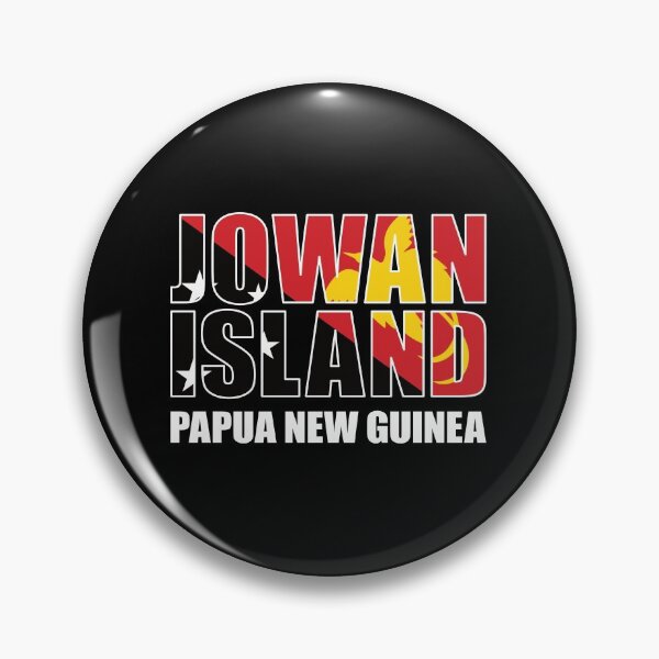 Item preview, Jowan Island with Papua New Guinea Flag designed and sold by PNG-pikinini.