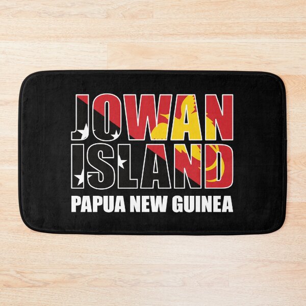 Item preview, Jowan Island with Papua New Guinea Flag designed and sold by PNG-pikinini.