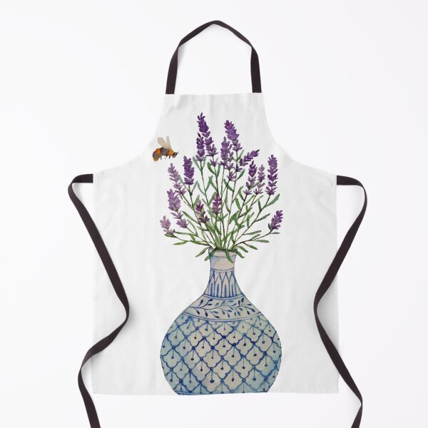 Item preview, Lavender in blue porcelain designed and sold by Zainiamin.