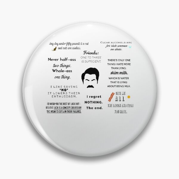 Item preview, Ron Swanson - Quotes designed and sold by ParksRecFunny.