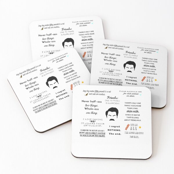 Item preview, Ron Swanson - Quotes designed and sold by ParksRecFunny.
