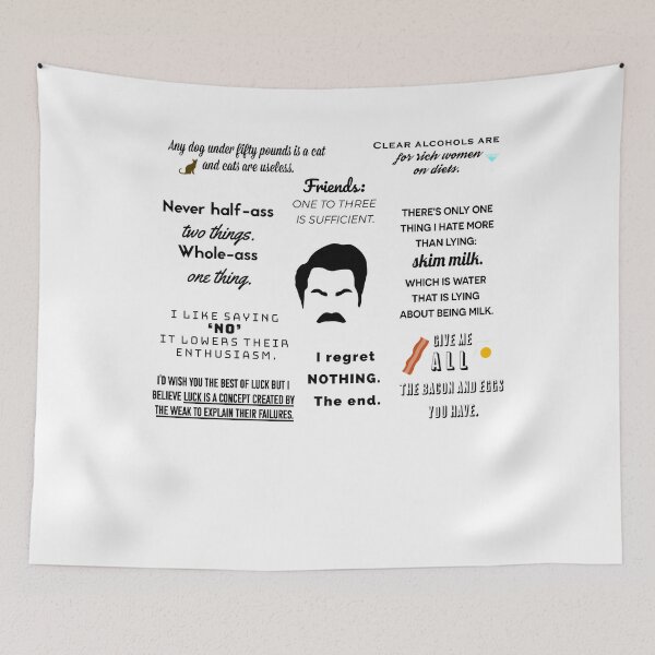 Item preview, Ron Swanson - Quotes designed and sold by ParksRecFunny.