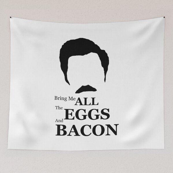 Item preview, Ron Swanson (Eggs & Bacon) designed and sold by ParksRecFunny.