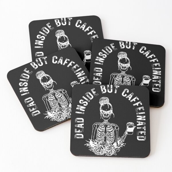 Item preview, Dead Inside But Caffeinated designed and sold by ambaart.