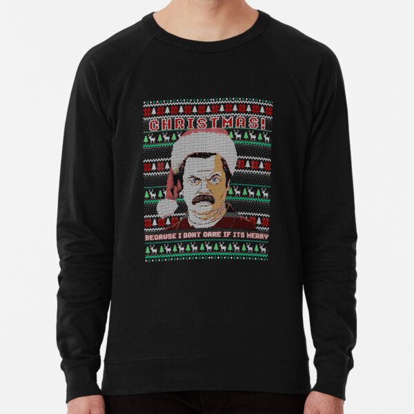 Ron swanson store ugly christmas sweater