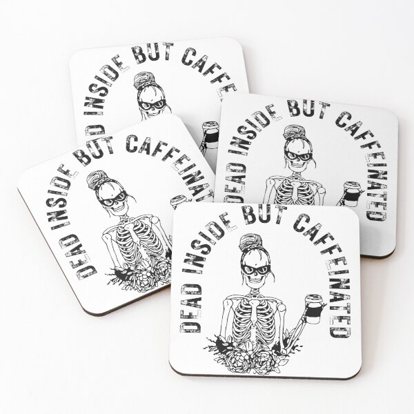 Item preview, Dead Inside But Caffeinated designed and sold by ambaart.