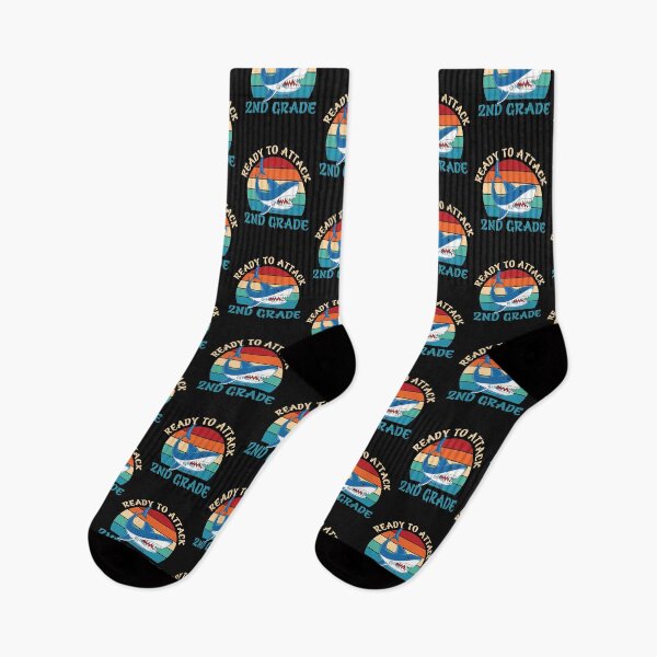 Item preview, Ready to attack 2nd grade shark vintage designed and sold by anthonybarr1205.