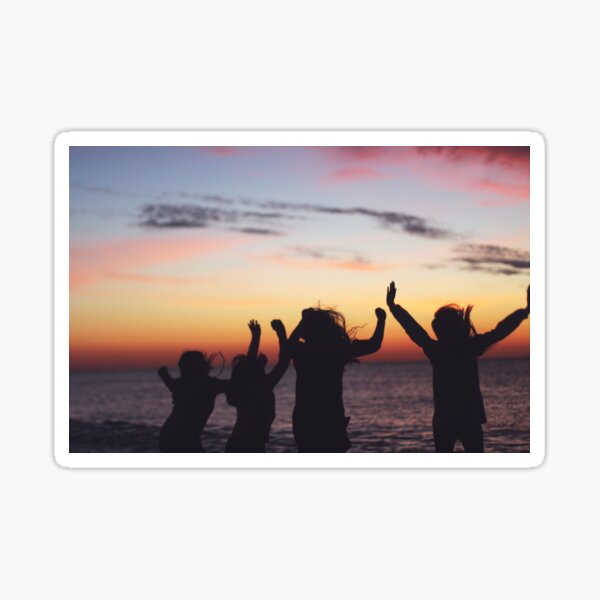 Beach sunrises Sticker