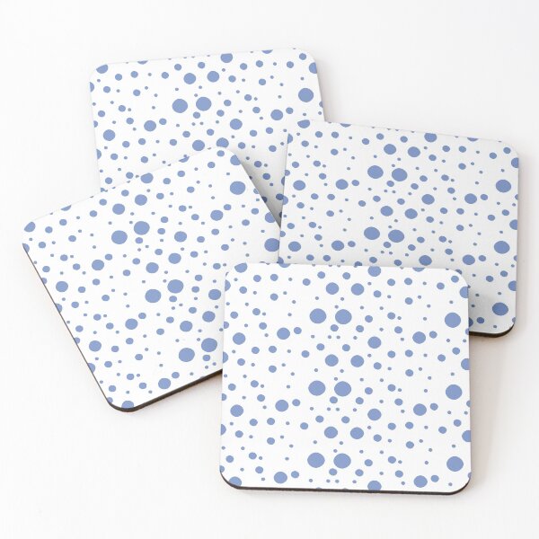 Item preview, blue bubble shapes abstract pattern designed and sold by Y2AA.