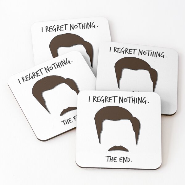 Item preview, Ron Swanson I Regret Nothing The End! designed and sold by ParksRecFunny.