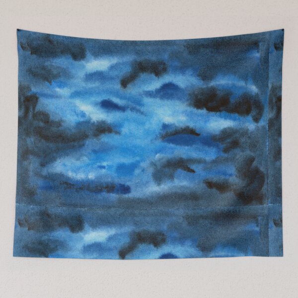 Item preview, Blue Galaxy Abstract Painting Design designed and sold by galleasstudio.