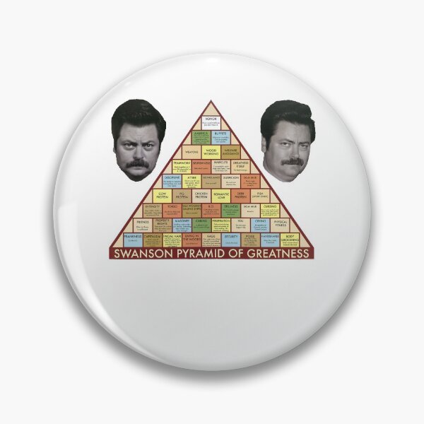 Item preview, Swanson Pyramid of Greatness designed and sold by ParksRecFunny.