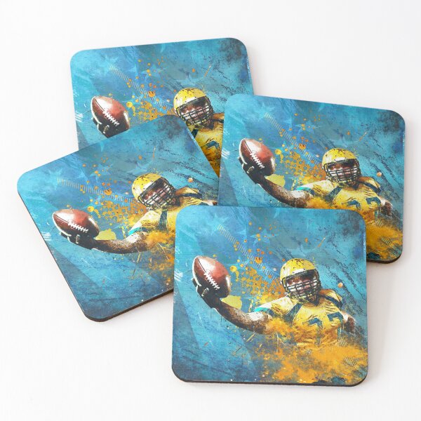 Item preview, American Football player Grunge Abstract designed and sold by k9printart.