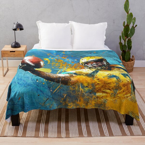 Item preview, American Football player Grunge Abstract designed and sold by k9printart.