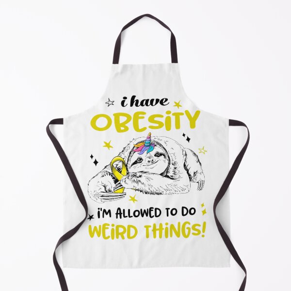 Item preview, I have Obesity i'm allowed to do Weird Things designed and sold by ElizabethS809.