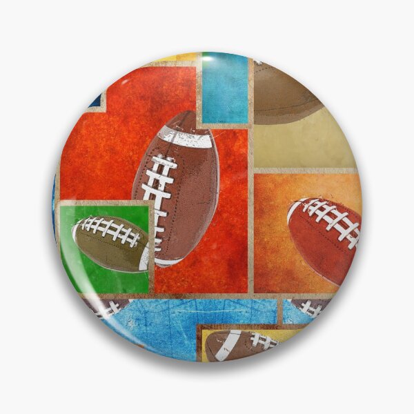 Item preview, American Football Geometric Pattern designed and sold by k9printart.