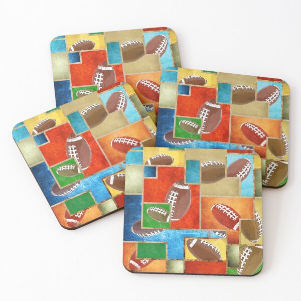 Item preview, American Football Geometric Pattern designed and sold by k9printart.