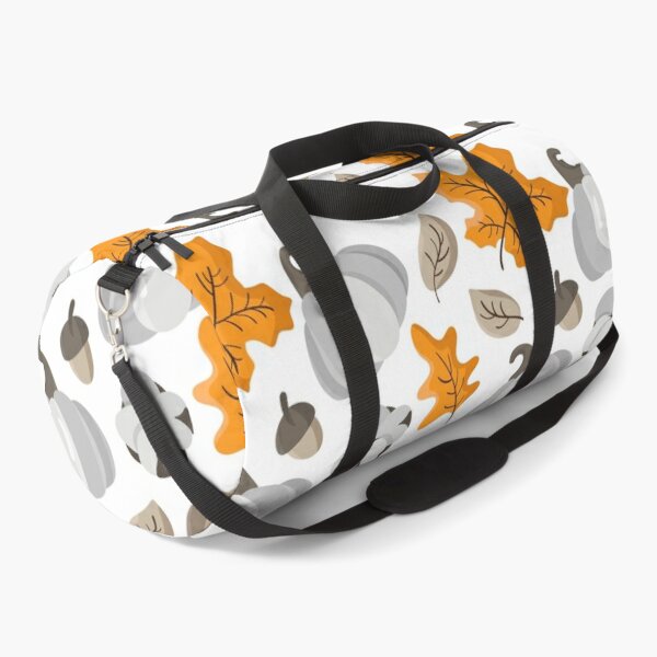 Autumn Leaves Detail Pattern Duffle Bag