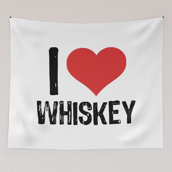 Item preview, I Love Whiskey designed and sold by The "I Love Everything" Shop.