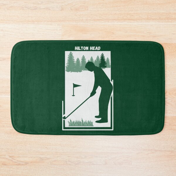 Item preview, Hilton Head in South Carolina - Golf Course Trip Green Vintage Style Poster designed and sold by Vintage-TM.