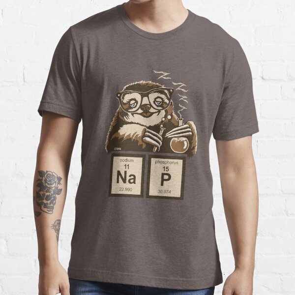 Chemistry sloth discovered nap Essential T-Shirt
