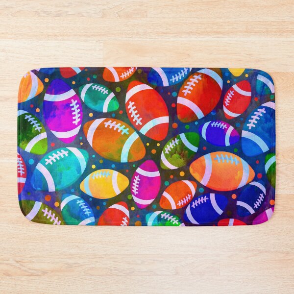 Item preview, American Football Colorful pattern designed and sold by k9printart.