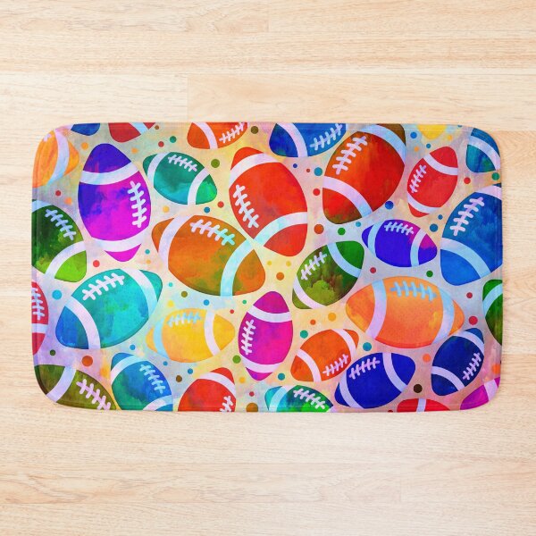 Item preview, American Football Colorful pattern designed and sold by k9printart.