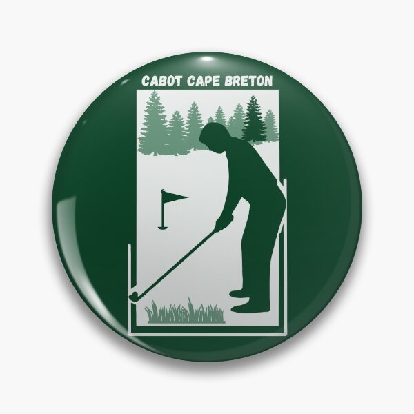 Item preview, Cabot Cape Breton in Nova Scotia, Canada - Golf Course Trip Green Vintage Style Poster designed and sold by Vintage-TM.