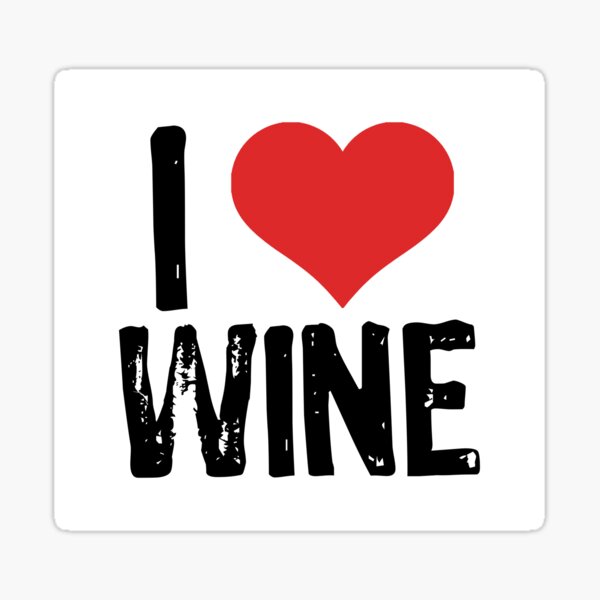 Item preview, I Love Wine designed and sold by The "I Love Everything" Shop.