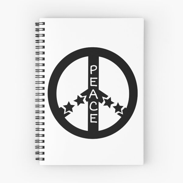 Item preview, Peace symbol in new way(black) designed and sold by Star-Design-PTD.