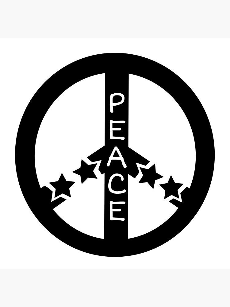 Peace Sign SVG | Floral Peace Symbol PNG Design