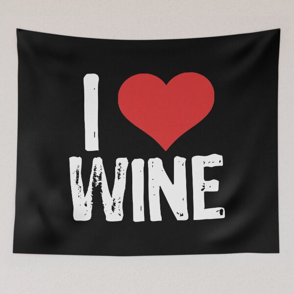 Item preview, I Love Wine designed and sold by The "I Love Everything" Shop.